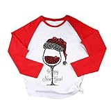 BEIJIXING Shirt Langarm Damen Langarm Freizeithemden für Frauen für Leggings Langarm-Freizeithemden Langarm-Freizeithemd Langarm Fitnessshirt Damen (Rot,M)