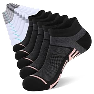15 pares de calcetines de tobillo para mujer, delgados, ligeros, transpirables, casuales, de corte bajo, con lengüeta en el talón