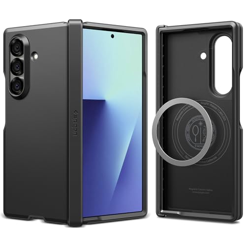 Spigen Compatible with Galaxy Z Fold 7 Case Tough Armor Pro MagFit - Black