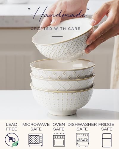 Getstar HAR32 Ceramic Soup Bowls, Cereal Bowl Set Of 4 thumb #3