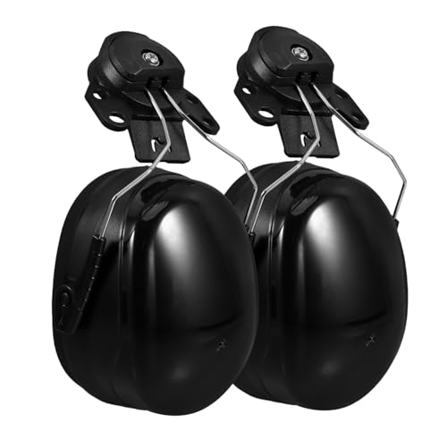 Cabilock Industrial Noise Cancelling Ear Muffs For Construction Helmets Hearing Protection Comfortable And Adjustable For Men And Women
