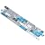 Stone Mixed Glass Kitchen Backsplash Linear Mosaic Tile Polished Gray & Teal Blue Bath Shower Wall Decor Narutal Marble Interlocking Pattern Art Mosaics (Sample Swatch)