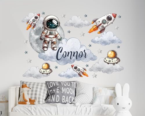 Vinilo Decorativo Astronauta Personalizado para Pared