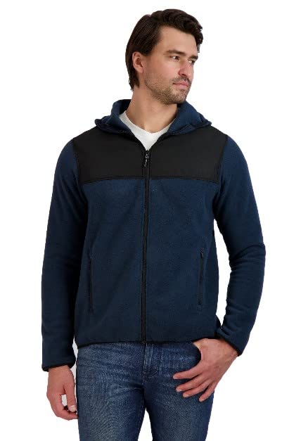 Swiss Alps Mens Full Zip Hooded Performance Polar Fleece Jacket Sweatshirt With Pockets Long Sleeve Fleece Outdoor Jacket3