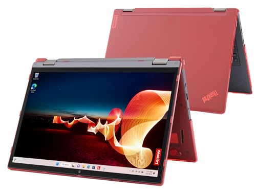 Housse Lenovo ThinkPad L13 Gen 3/4 rouge idéale pour travailler au café ou en réunion d'affaires