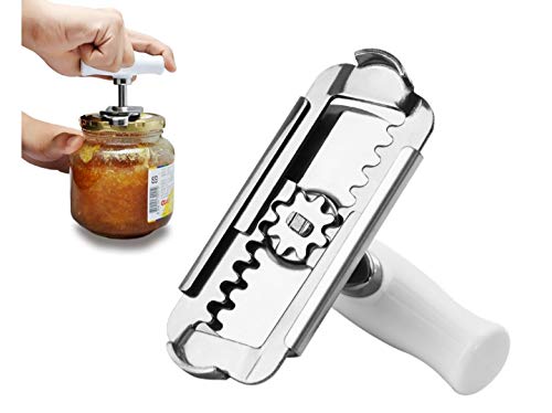 Abridor de Latas e Potes Ajustável e Pratico