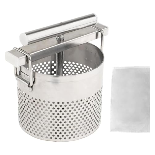 Prensa de verduras manual de alta presión para deshidratación rápida y separación de jugos,...