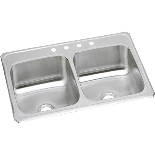 🔥 Crazy Deals Elkay Celebrity CR33213 Equal Double Bowl Top Mount Stainless Steel Sink