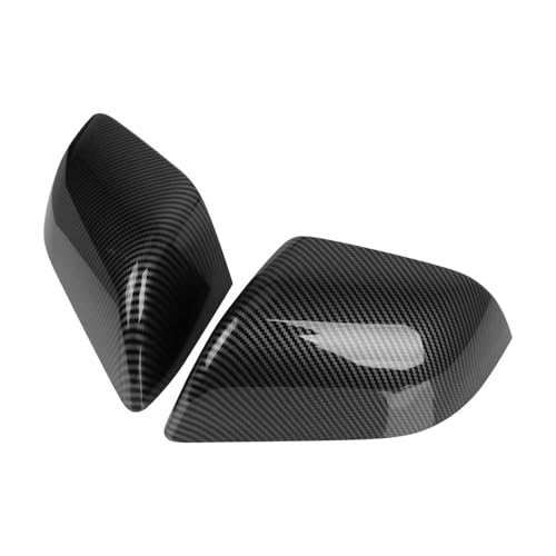 Coques rétroviseur pour Modèle 3 en ABS finition fibre de carbone premium