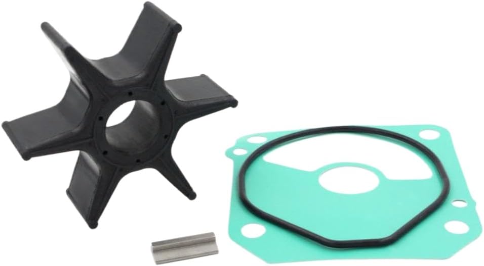 Water Pump Impeller Repair Kit with Gasket for Marine Outboard Motor Replacement