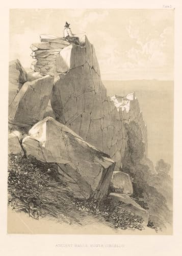 Lienzo de Monte Circello de Edward Lear: cuadro impreso de 60x90cm para pared