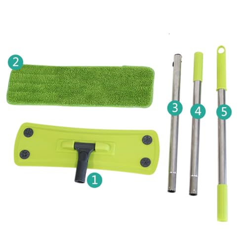 Balai pivotant en microfibre pour sol stratifié et nettoyage humide des surfaces - 7