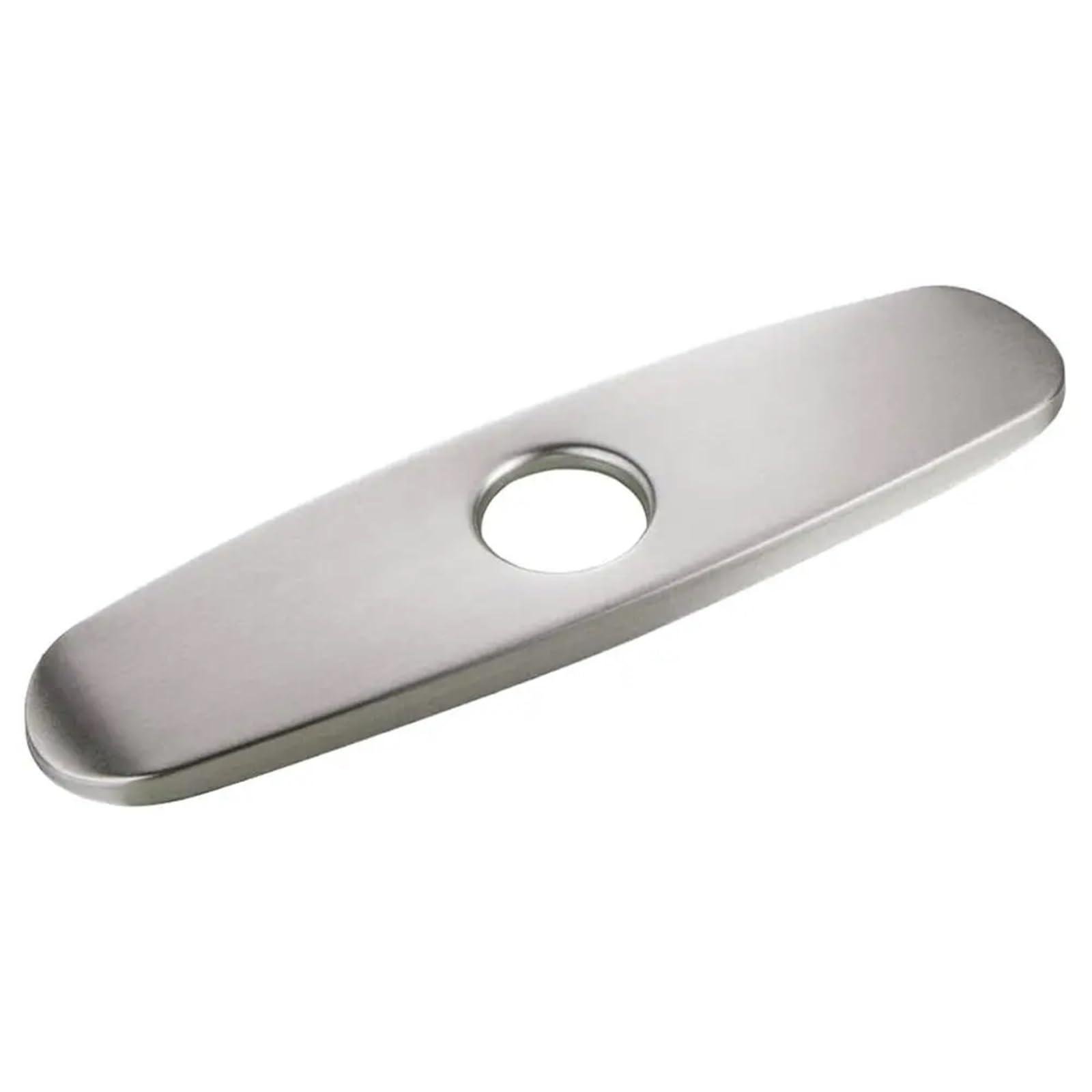 Xinglongs 10Inchbrushed Nickel Wall Split Flange 6 Pcs Faucet Plate Hole Cover Deck Tap Stainless Steel Bathroom Sink Mounting Escutcheon Kitchen Accessories(10Inchbrushed Nickel)