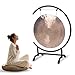 Generic Chinese Percussion Instrument Copper Gong on High C Stand with Stand & Mallet Chinese Percussion Instrument Brass Gong for Home Office Celebration