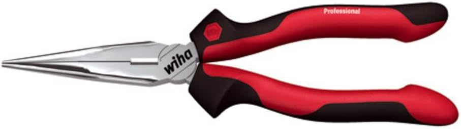 Wiha Professional - Pliers (Long-Nose, Steel, Black/Red)