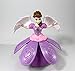 ATS Fairy Princess Dolls Toys Dancing Rotating Singing Musical Toy for Girls Battery Operated Bump-N-Go with Colorful LED Lights