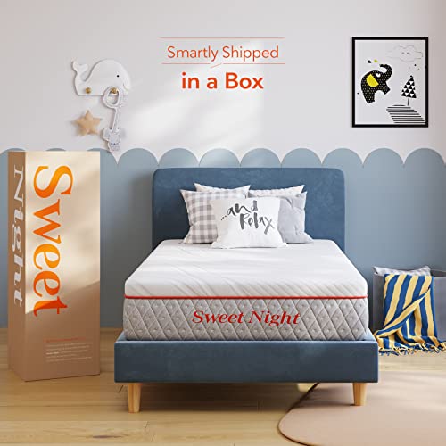 Sweetnight Full Size Mattress, 10 Inch Full Memory Foam Mattress, Double Sides Flippable Full Bed Mattress In A Box, Gel Infused And Perforated Foam For Cool Sleep And Pressure Relief #TOP6