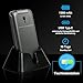 artfone G3 Grau - 4G Seniorenhandy Klapphandy Ohne Vertrag丨Rentner Handy große Tasten丨SOS Notruftaste丨Ladestation丨Lau... für Senioren丨FM Radio丨2,4 Zoll Zweibildschirm丨1300mAh Akku