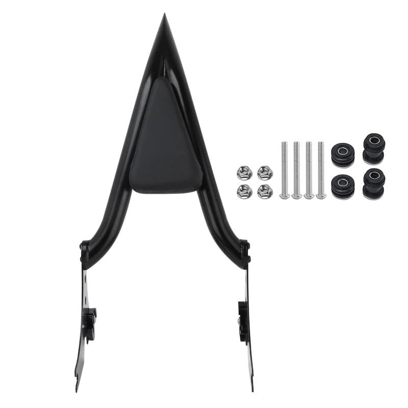 Dossier Passager pour Sportster XL 883 1200 Sissy Bar Amovible Noir