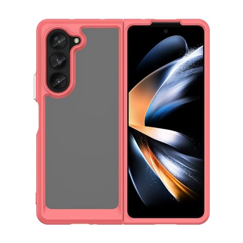 Coque Galaxy Z Fold 4 antichoc avec cadre souple et dos acrylique transparent