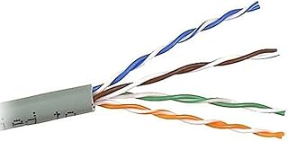 Belkin CAT6 1,000-Foot Solid Bulk Coaxial Ethernet Cable, Gray - A7L704-1000