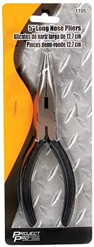 Performance Tool 1105 5" Long Nose Pliers #TOP1