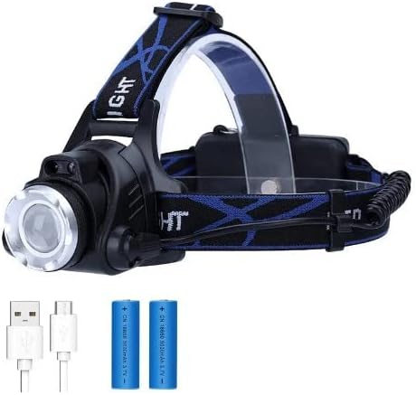 CATA Poyraz Şarjlı Led Kafa Feneri Ayarlanabilir Zoom Özellikli 3 Modlu Beyaz Işık Outdoor Kafa Lambası IP44 300 Lümen Kamp,Balıkçılık,Tamirat,Koşu,Yürüyüş İçin 9123