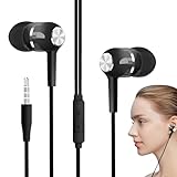 Générique Kopfhörer, kabelgebunden, 3,5 mm – Kopfhörer mit Geräuschunterdrückung | In-Ear-Kopfhörer High Fidelite | Bass verstärkt für Reisen, Sport, Schule, Studio, Musikproduktion
