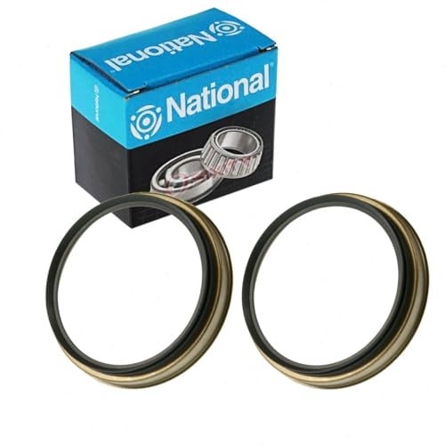 2 pc National Front Outer Wheel Seals compatible with Toyota Tacoma 2005-2018