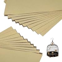 JVHLOV 30 Stück Kies Papier für Vogel Käfig, Vogelkäfig-Kies-Auskleidung, Kiespapier für Vogelkäfig, Kies Meer Hergestellte Vogelmatte Verbesserte, für Kleine Papageien, Nymphensittiche, Sittiche