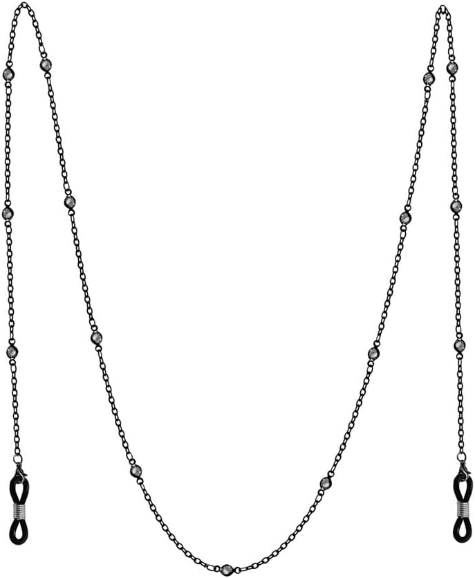 Electroplated Zircon Metal Eyeglass Chain Chain Eyeglass Rope Lanyard Eyeglass Accessories