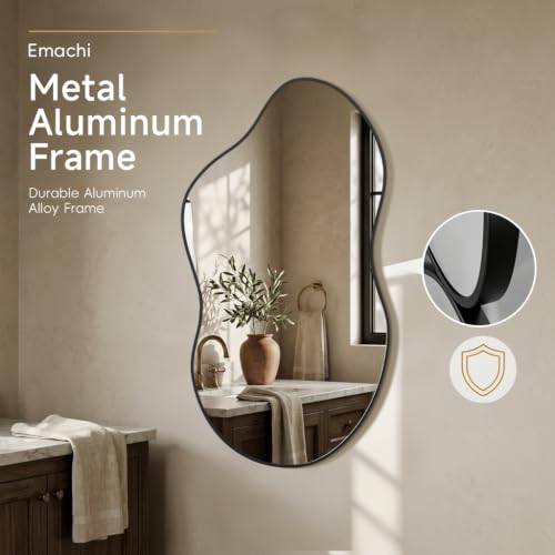 24"X40" Wall Mirror Irregular Mirror for Bathroom Bedroom & Entryway - Image 3
