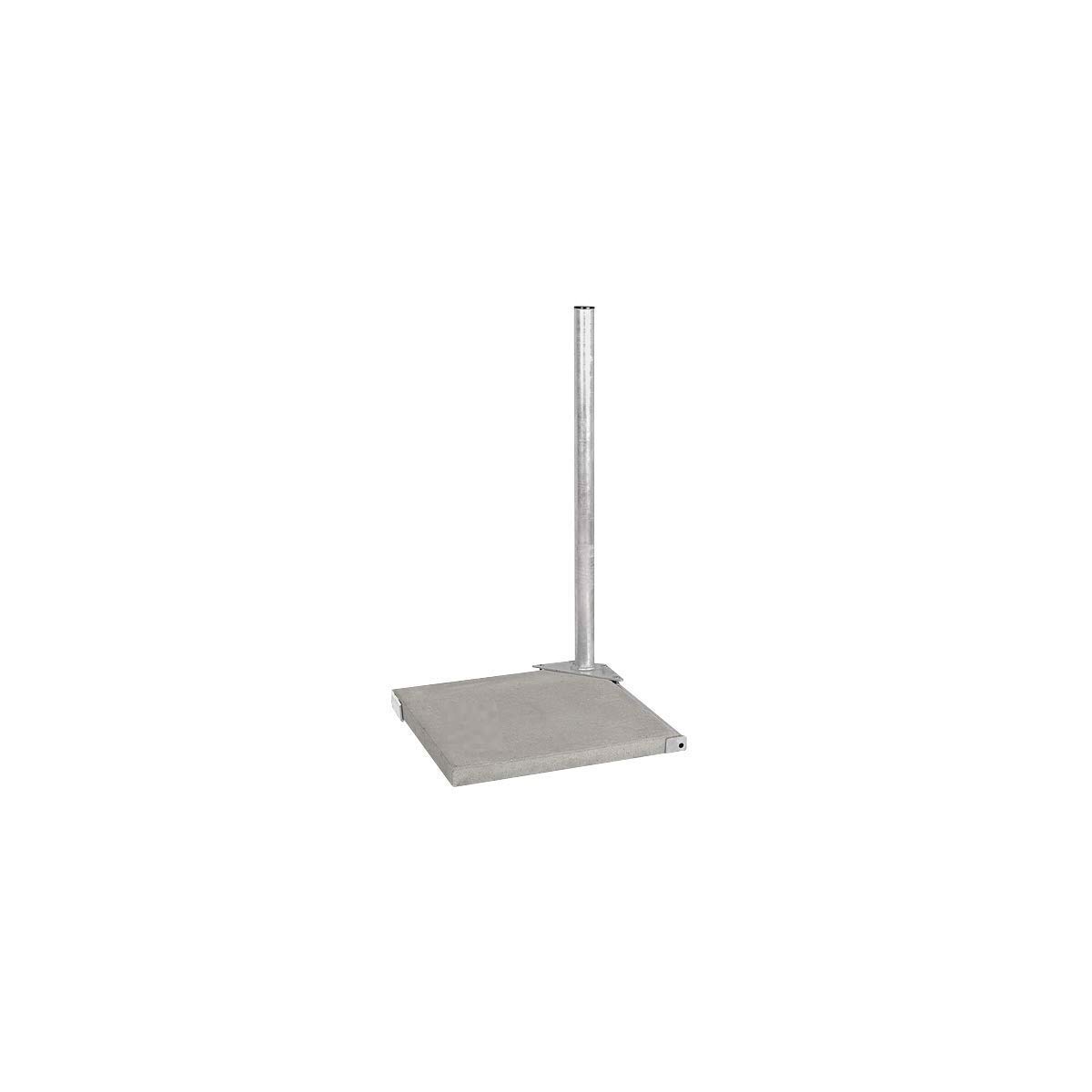 HERKULES Support Terrasse Acier Galvanisé pour Dalle 50x50cm Fixation Parabole Antenne Satellite