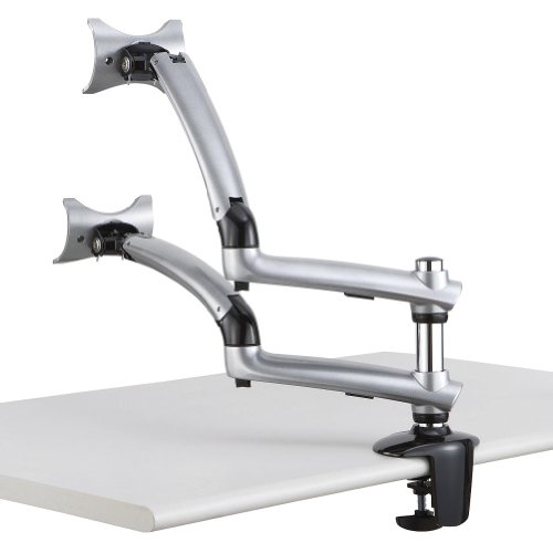 Cotytech Dual Desk Mount Spring Arm Clamp Base - Compatible with Apple (DM-GSDA-C)