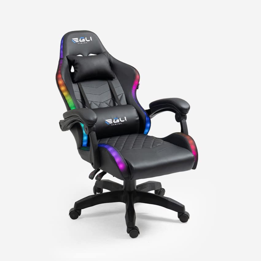 Produce Shop Chaise Gaming Ergonomique pour Enfants LED RGB The Horde Junior
