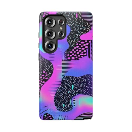Coque Samsung S25 Ultra violet vaporwave rigide brillante