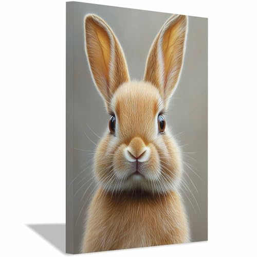 Tableau de décoration murale lapin pour habiller un mur vide et triste