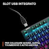 SteelSeries Apex Pro clavier gaming HyperMagnetic - Actionnement ajustable - Écran OLED - RGB - Port USB - Allemand QWERTZ - 8