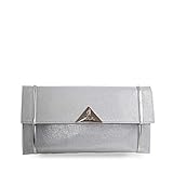 Medidas: 31x16 cm El Caballo Bolso de Ceremonia Noche Fiesta para Mujer, Gris, 31x16 cm