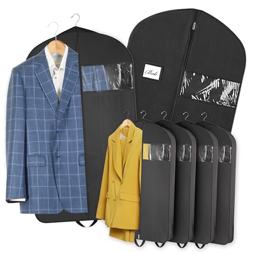 Garment Bag for Hanging Clothes - Travel Suit Bag Closet Covers for Men and Women - Long Dress, Mens Jackets, Coats, Shirts, Dance Clothing Protector, Zipper Hanger Wardrobe Dust Cover (42 Inch) thumbnail 7