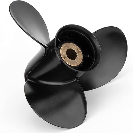 Image of Upgrade OEM 13 Spline Tooth Aluminum Outboard Boat Propeller for Mercury Motos 30 /35 /40 /45 /50 /55 /60 /70HP, Rh