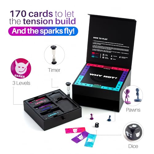 Why Not? Juego de mesa para parejas con 170 cartas miniatura 3