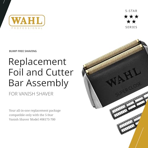 Wahl Professional Vanish Shaver Barra de corte de cabeça de lâmina de substituição acessórios de bar
