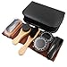 Produktbild Dee Plus Schuhputz-Set 9 Teilen Schuhreinigungs-Set Schuhputzset Schuhputz mit einem glatten und eleganten PU Etui, Schuhputz-Reise Set mit Bürste