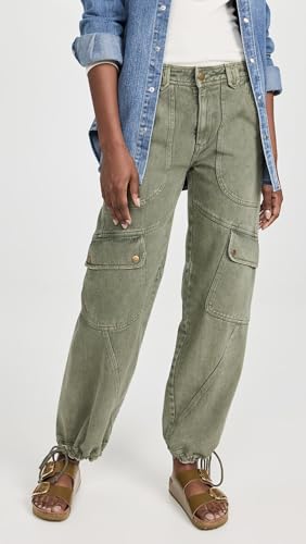 Mxiqqpltky Straight Leg Jeans for Women Casual High Waist Loose Cargo Denim Pants Y2K Vintage Ruched Baggy Jeans with Pockets3