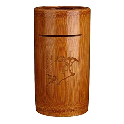 Cajas de Cerdito de bambú, decoración de Banco, Regalo, Tarro de Dinero Digital, Caja de Dinero, Contador, Decoraciones para el hogar, conteo de Monedas, huchas Cover