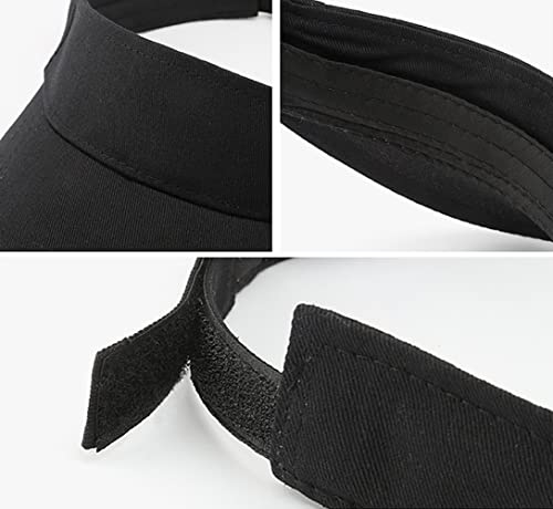 XYIYI-Casquette-Visiere-Unisexe-Chapeau-de-Soleil-Casquettes-de-Golf-Reglables-Chapeau-Dete-avec-Velcro-pour-Hommes-et-Femmes