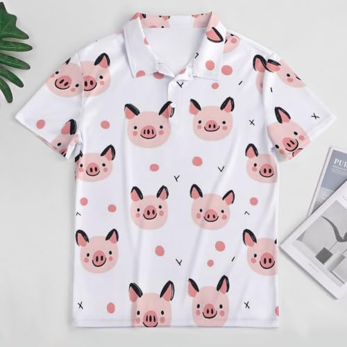Polo de golf pour homme manches courtes coupe sèche imprimé - 3