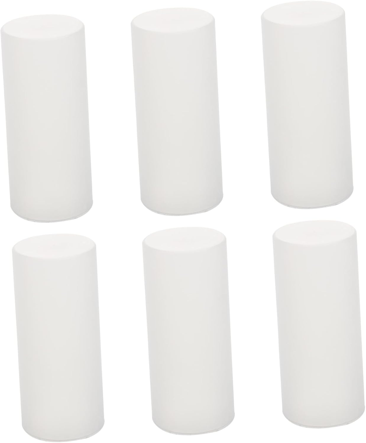 Ciieeo 12pcs Transparent Plastic Candle Cup Covers for Home Easy Use Candle Protection Shields for Table Centerpieces Weddings and Housewarming