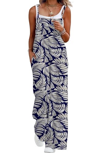 Lepunuo Plus Size Jumpsuits for Curvy Womens Overalls Linen